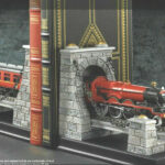 Könyvtámasz - Harry Potter Hogwarts Express Train Figurine Bookends Statue Set