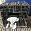 Star Trek The Next Generation BORG SHIP 1994 by Playmates Lights And Sounds