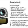 Lehallgatás és rejtett kamera detektor LCD kijelzős