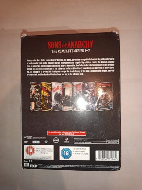 Kemény motorosok 1-7 teljes szezon Limitált Díszkiadás Sons of Anarchy